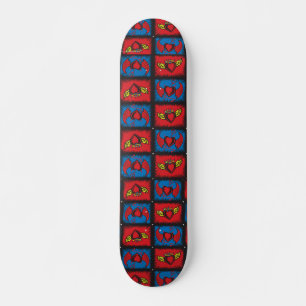 Skateboard Coeurs anges et Coeurs diaboliques Motifs
