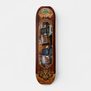 Skateboard Coiffeur - Frenchtown, NJ - deux vieilles chaises