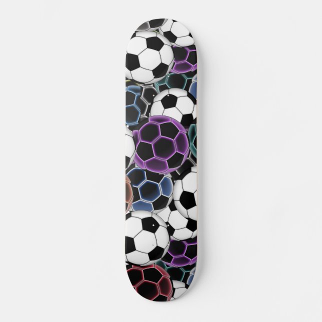Skateboard Collage de ballon de football (Recto)