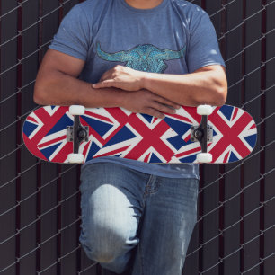 Skateboard Collage Union Jack