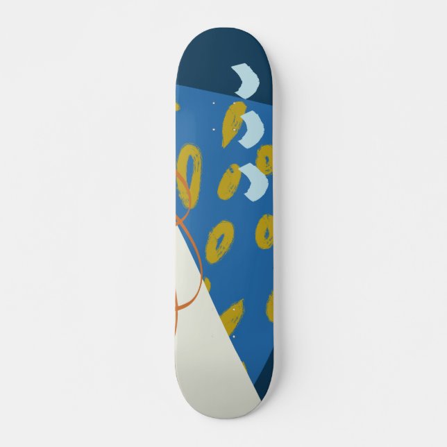 Skateboard Collecte de formes #illustration #abstrait (Devant)