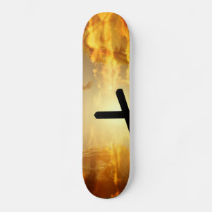 Skateboard Colombe bénie par Jésus-Christ Calvery de Vierge