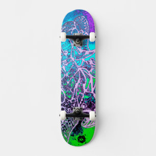 Skateboard Coloré psychédélique