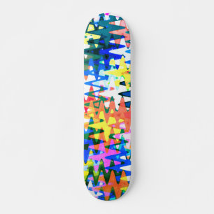 Skateboard Coloré rustique