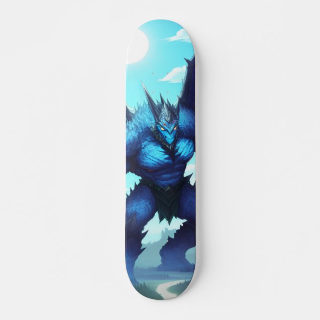 Skateboard Colosal monstruo azul del bosque (Vorne)