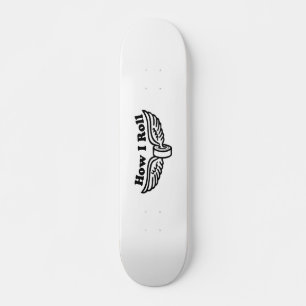 Skateboard comment je roule la planche à roulettes de vieille