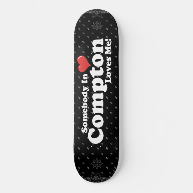 SKATEBOARD COMPTON LOVE ME (Recto)