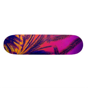 Skateboard Comté d'Orange de palmiers de la Californie