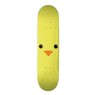 Skateboard Conception animale mignonne de visage de poulet
