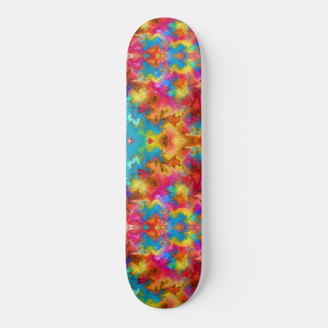 SKATEBOARD CONCEPTION ARC-EN-CIEL (Recto)