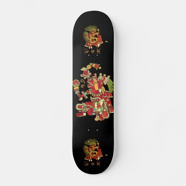 Skateboard Conception aztèque fraîche (Recto)