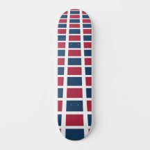 Conception Cool Motif Rouge et Bleu Gras 8 pouces