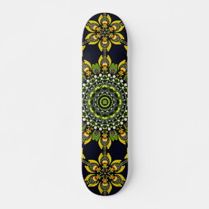 Skateboard Conception d'art de mandala géométrique abstrait