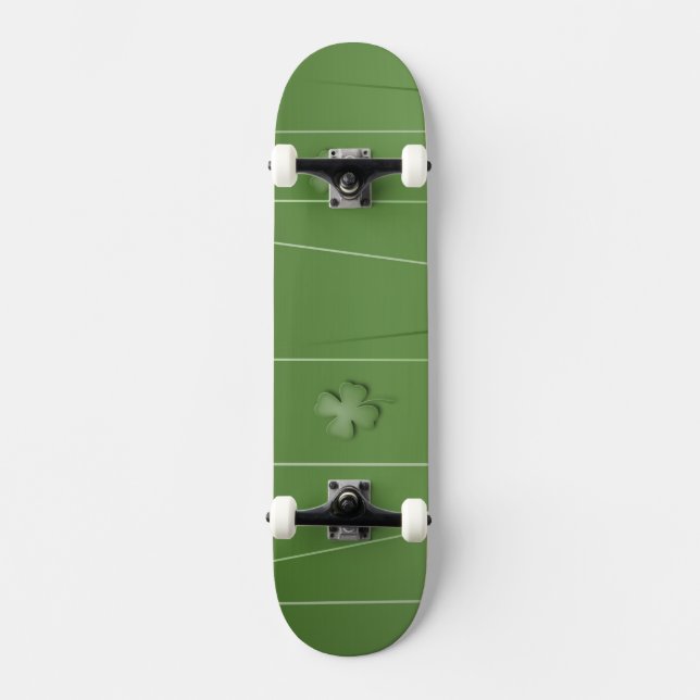 Skateboard Conception de Clover Irlandais (Recto)