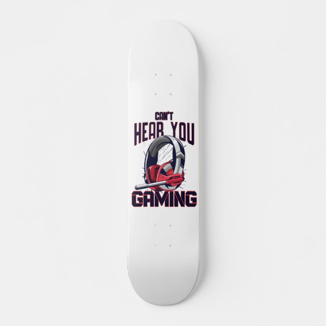 Skateboard Conception de jeux avec casque (Devant)
