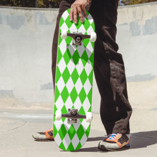 Skateboard Conception des carreaux de diamants de l'arlequin