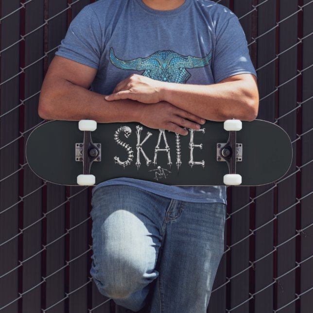 Skateboard Conception d'horreur SKATE squelette (Extérieur 3)