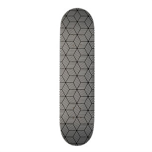 Skateboard Conception géométrique d'art de motif