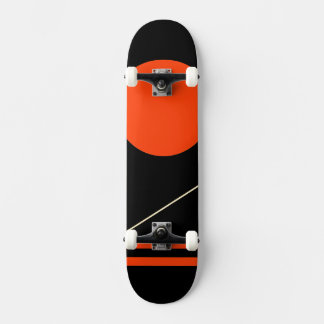 Skateboard Conception graphique rétro minimaliste