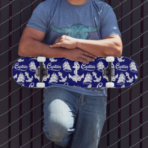 Skateboard Conception nautique d'ancre de voilier capitaine