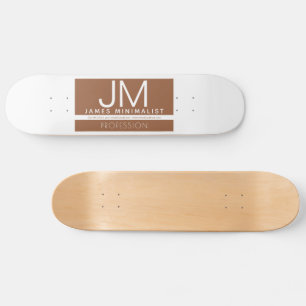 Skateboard Conception professionnelle moderne et minimale   B