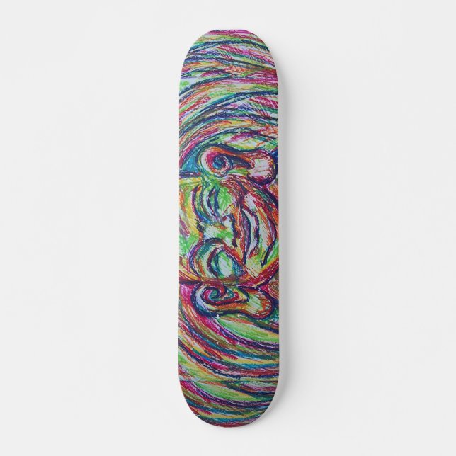 Skateboard Conseil heureux de Bouddha (Devant)