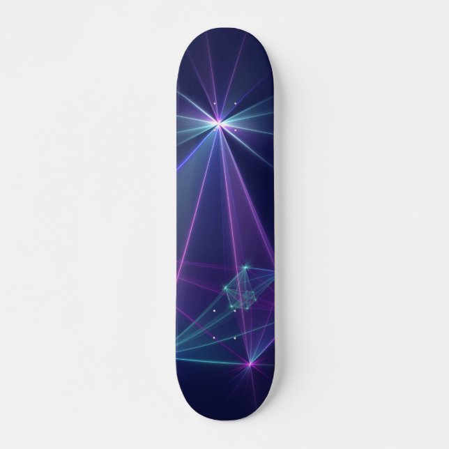Skateboard Constellation, Art Fractal Abstrait Fantastique (Devant)