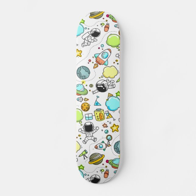 Skateboard Cool bel astronaute spatial (Recto)