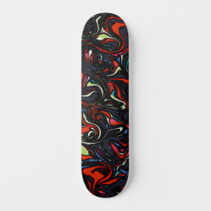Skateboard Cool coloré urbain Abstrait Street Art inspiré