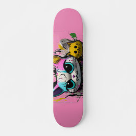 Skateboard Cool drôle de monster chat skboard
