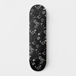 Skateboard Cool Monochromatique Street Art Inspiré