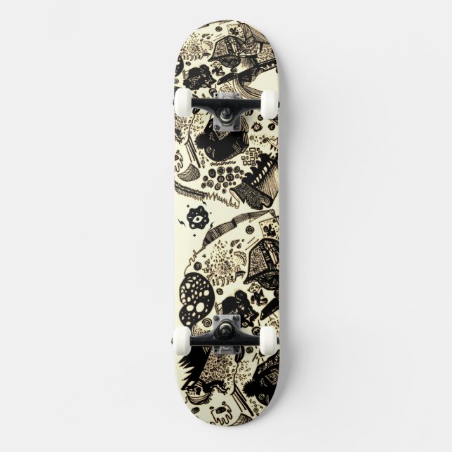 Skateboard Cool Sepia Black (Recto)