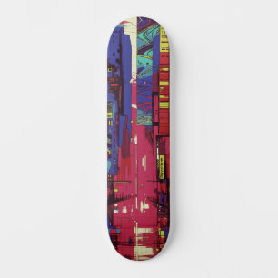 Skateboard Cool urbain Abstrait Scape Street Art inspiré