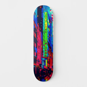 Skateboard Cool urbain Abstrait Scape Street Art inspiré