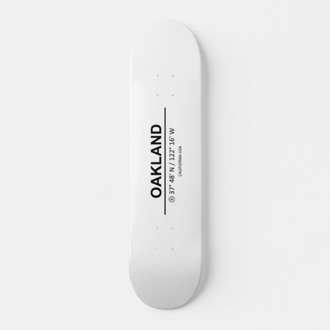 Skateboard Coordonner Oakland (Devant)