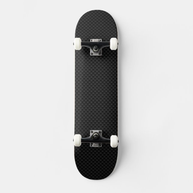 Skateboard Copie noire de fibre de carbone (Recto)