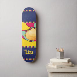Skateboard coque moderne design abstrait plage