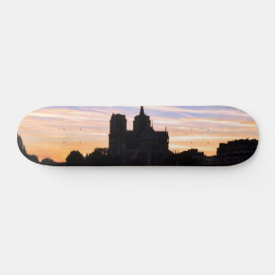 Skateboard Coucher de soleil sur Notre Dame de Paris - Paris,