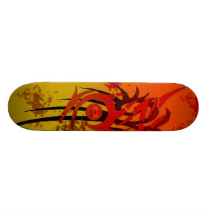 Skateboard Coucher du soleil tribal - planche à roulettes