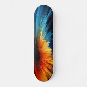 Skateboard Couleur Abstraite