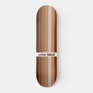Skateboard Couleur aveugle amour arc-en-ciel