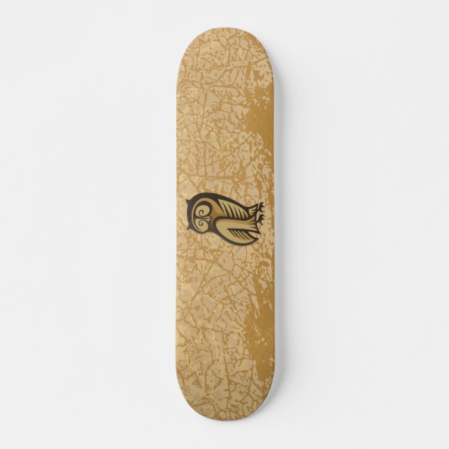 Skateboard Couleur du symbole du hibou (Devant)