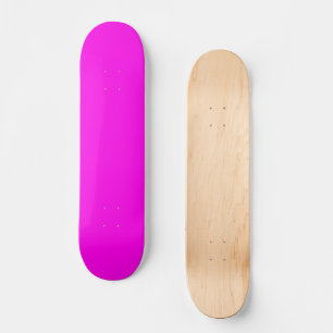 Skateboard Couleur solide Magenta brillante