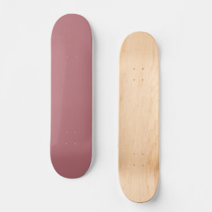Skateboard Couleur solide Rose poussiéreux