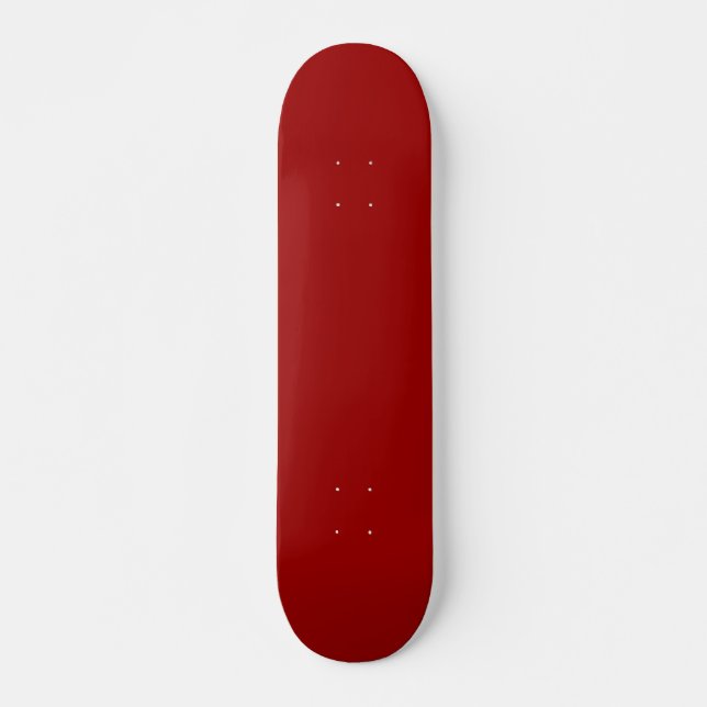 Skateboard Couleur solide rouge Crimson (Devant)