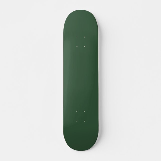 Skateboard Couleur solide vert émeraude foncé (Devant)