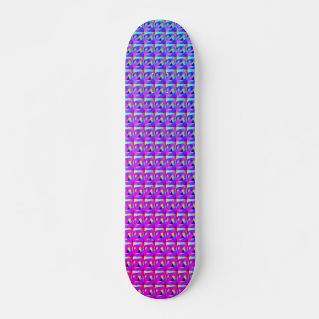 Skateboard Couleurs de trait (Devant)