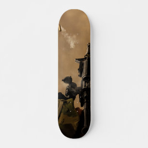 Skateboard Coupe de coquille tirée d'un fusil M-4