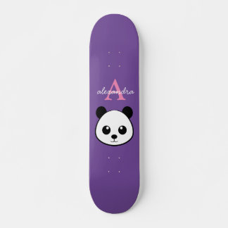 Skateboard Coupe Panda Bear Custom Monogram Skate