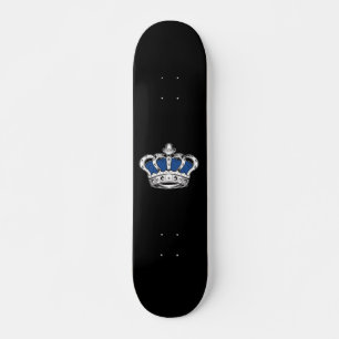 Skateboard Couronne - Bleu